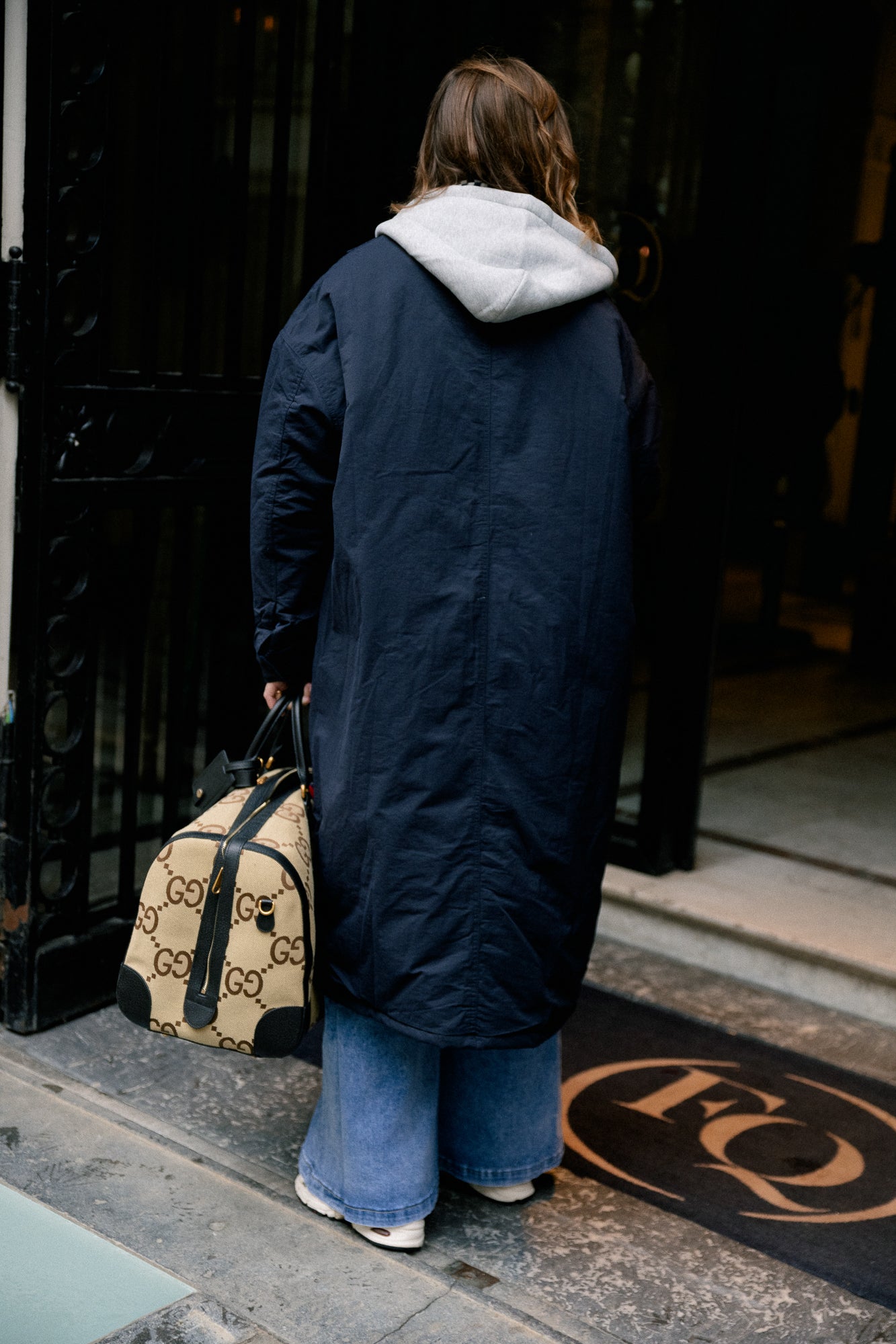 Coco long coat navy