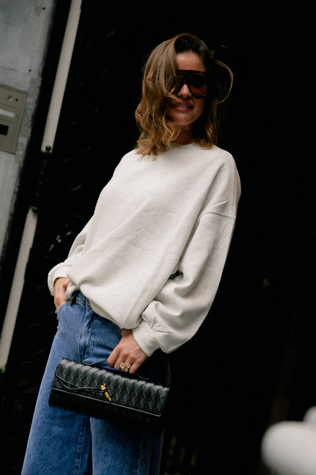 Stella sweater light grey melange