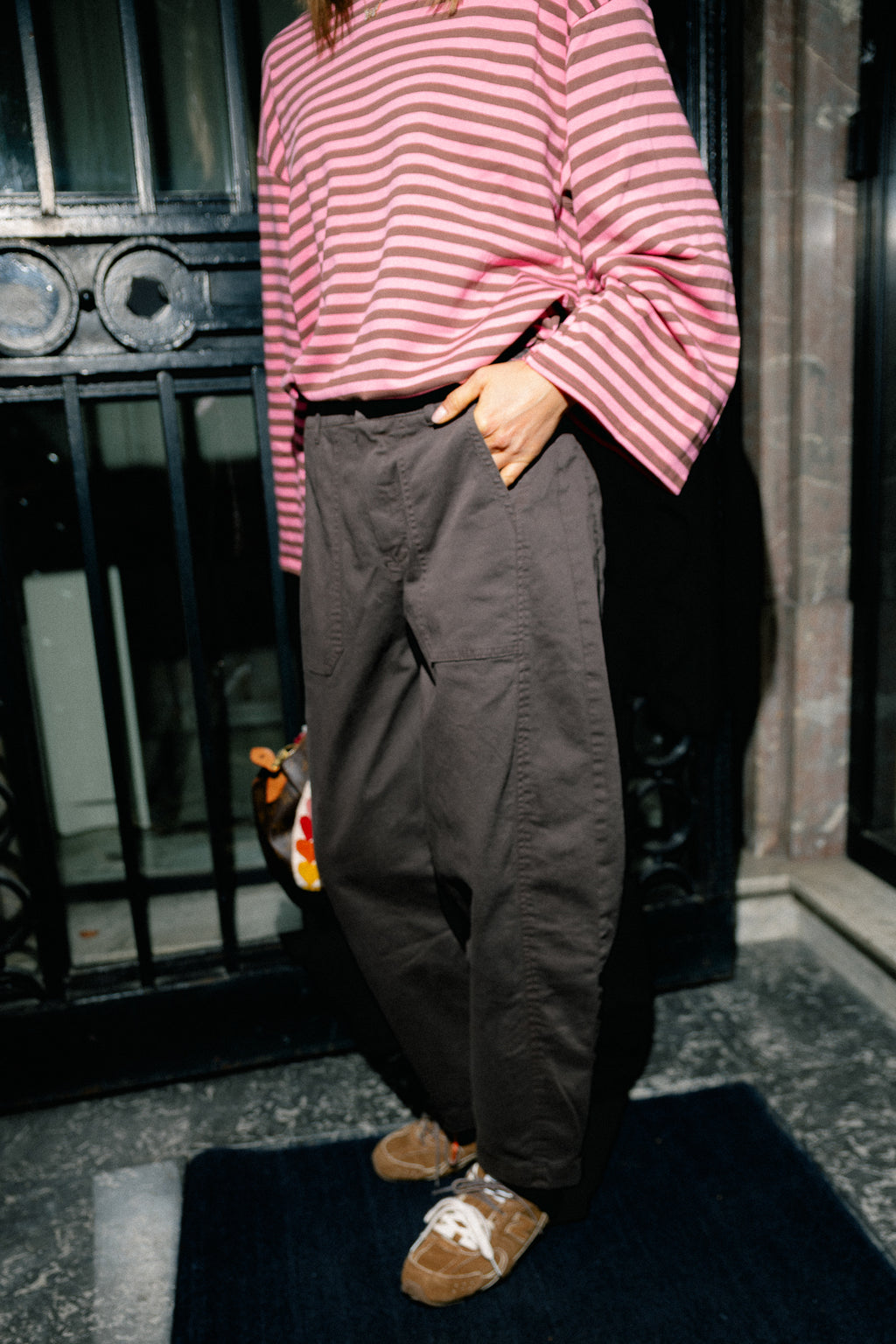 Bree balloon fit pants brown