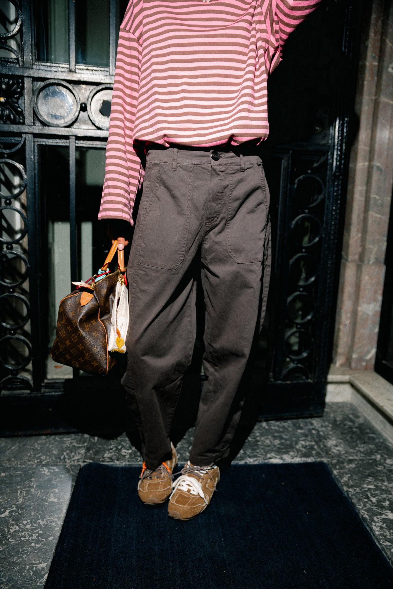Bree balloon fit pants brown