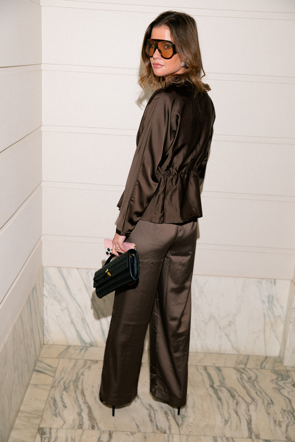 YASPelana HW pant chocolate brown