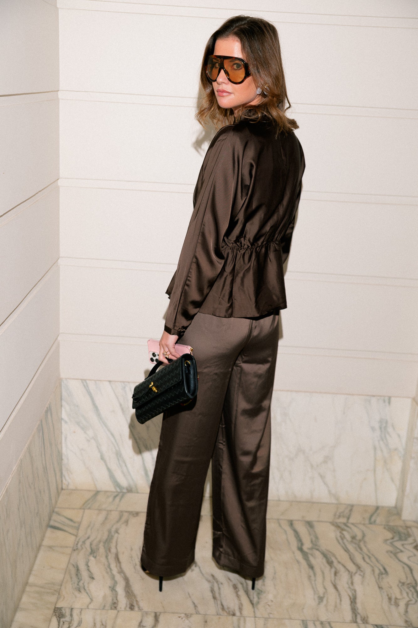 YASPelana HW pant chocolate brown