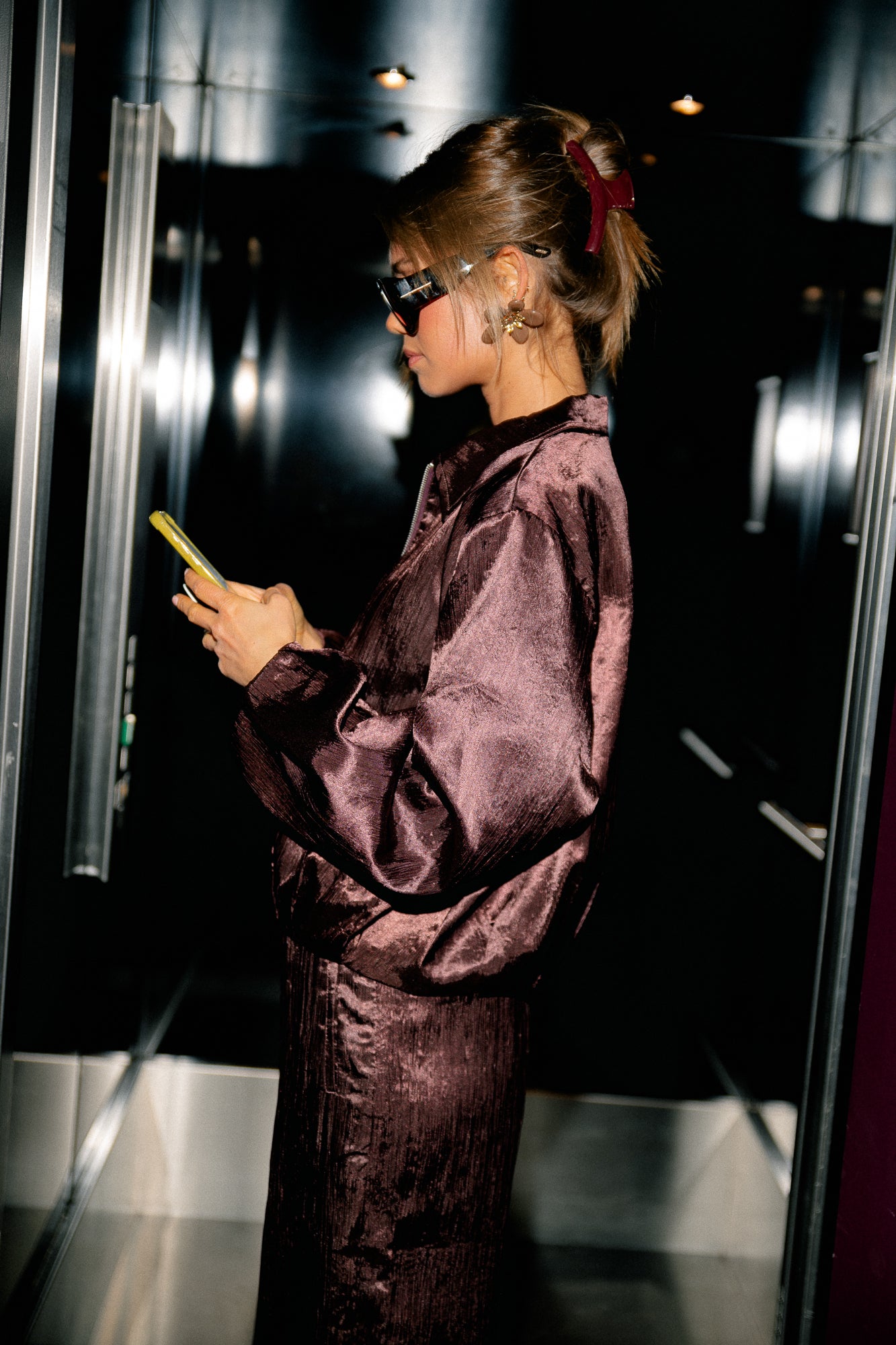 YASTira LS bomber jacket port royale