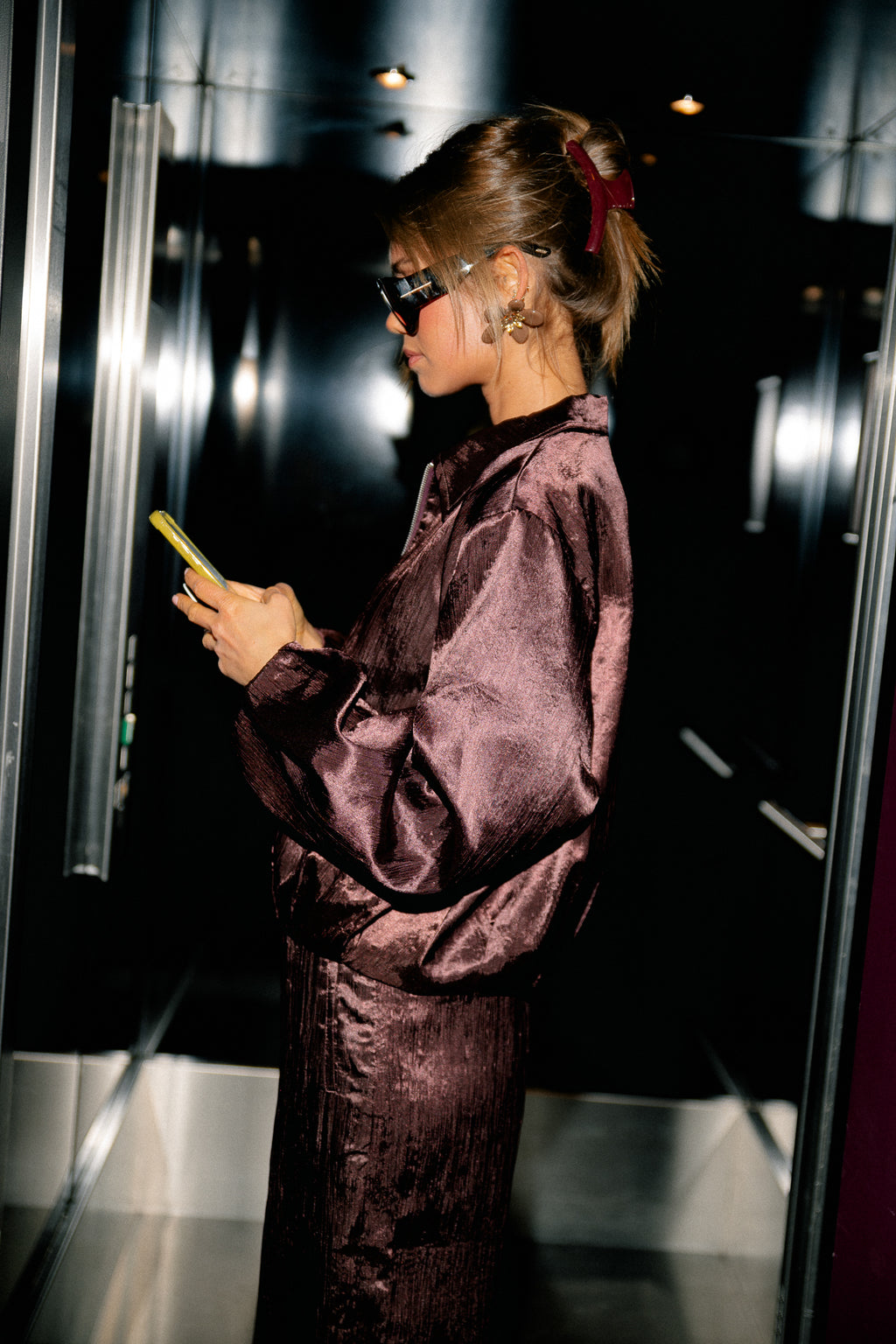 YASTira LS bomber jacket port royale