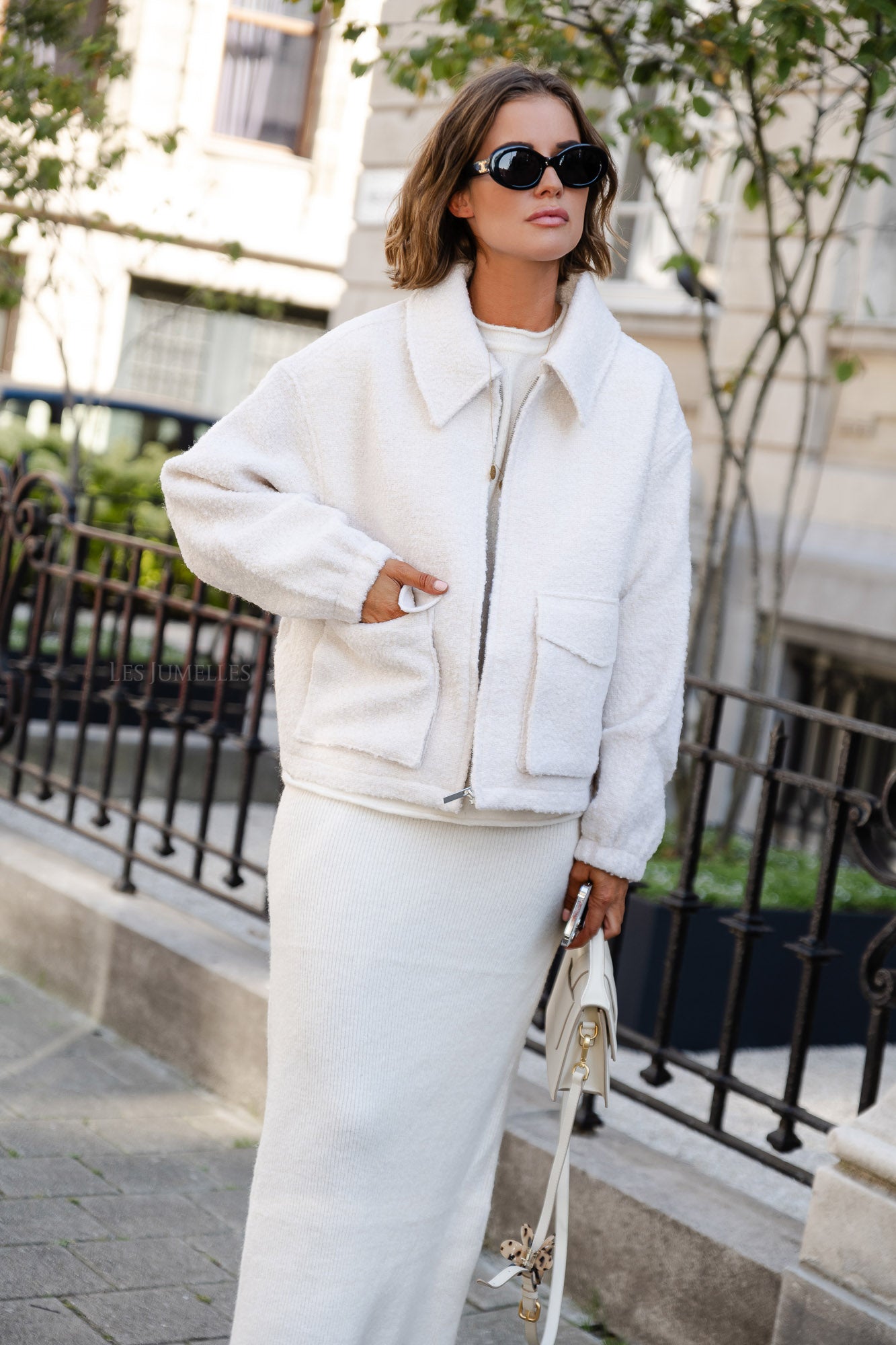 Machi jacket off white – Les Jumelles