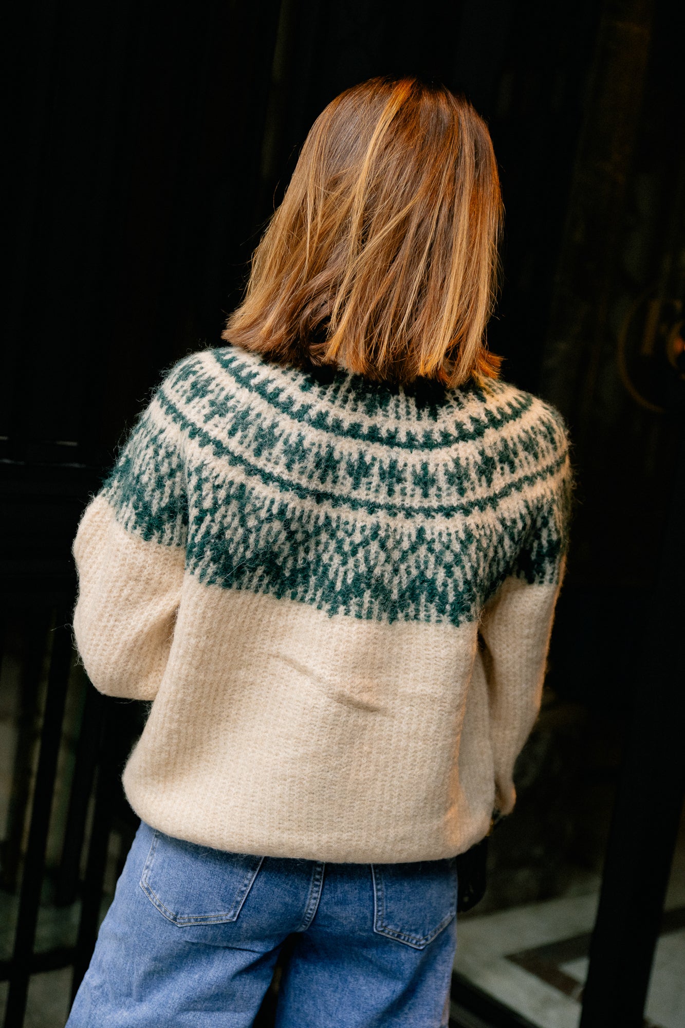 YASLiri wool blend knit pullover birch ponderosa