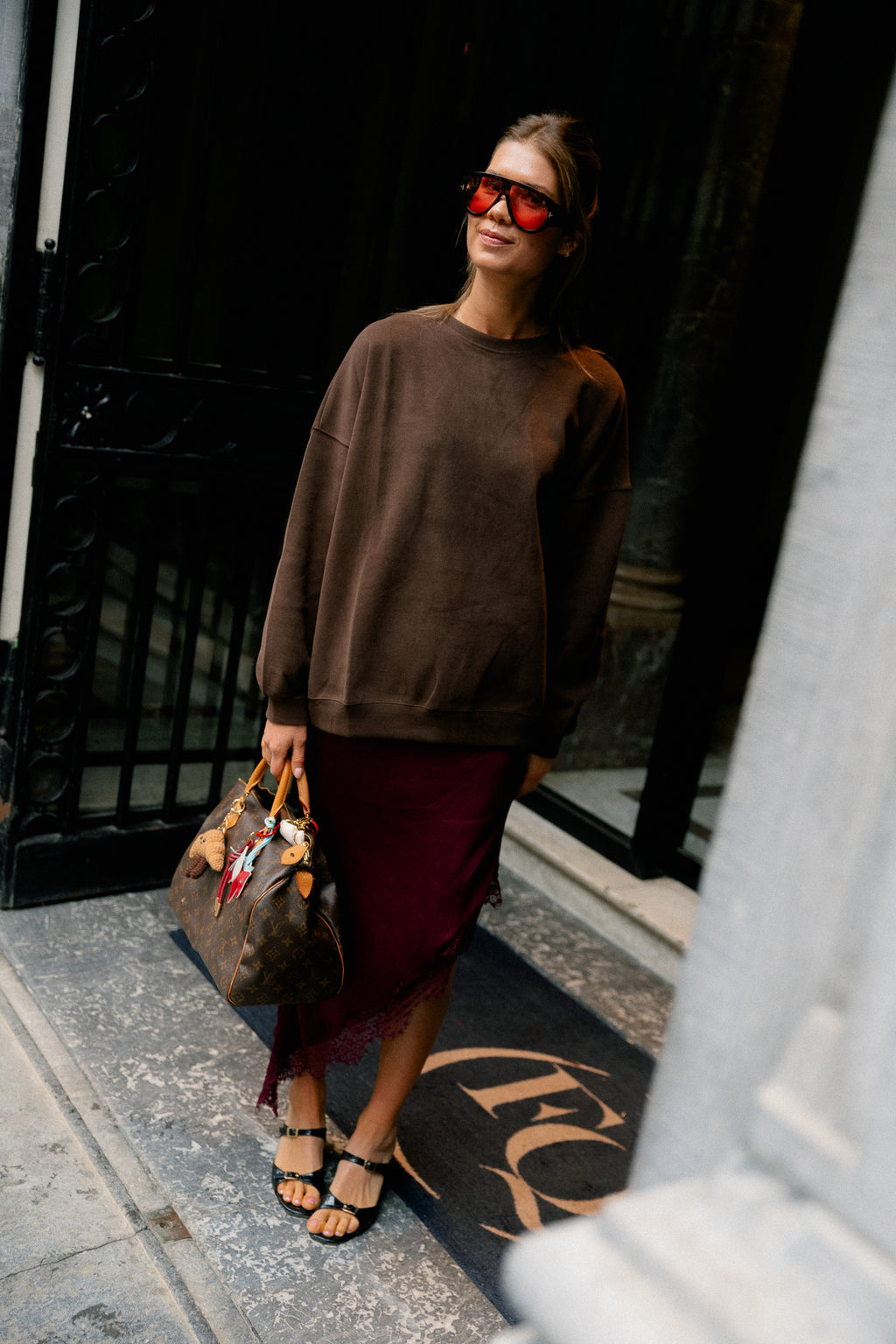 Stella sweater hot chocolate