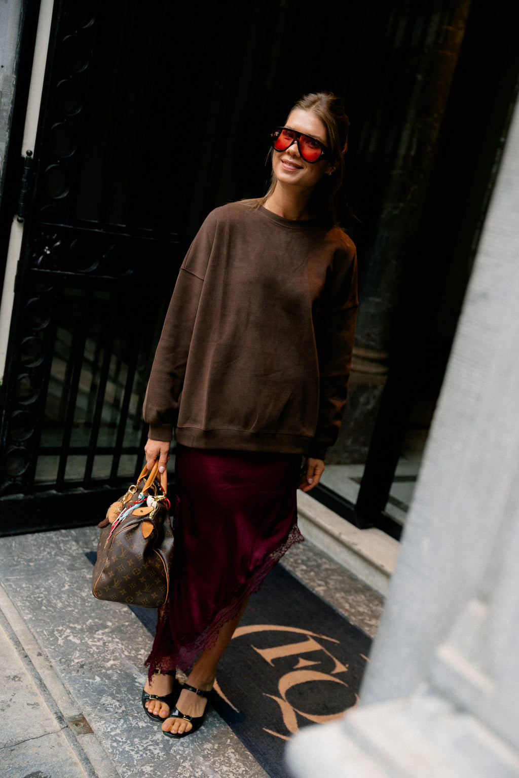 Stella sweater hot chocolate