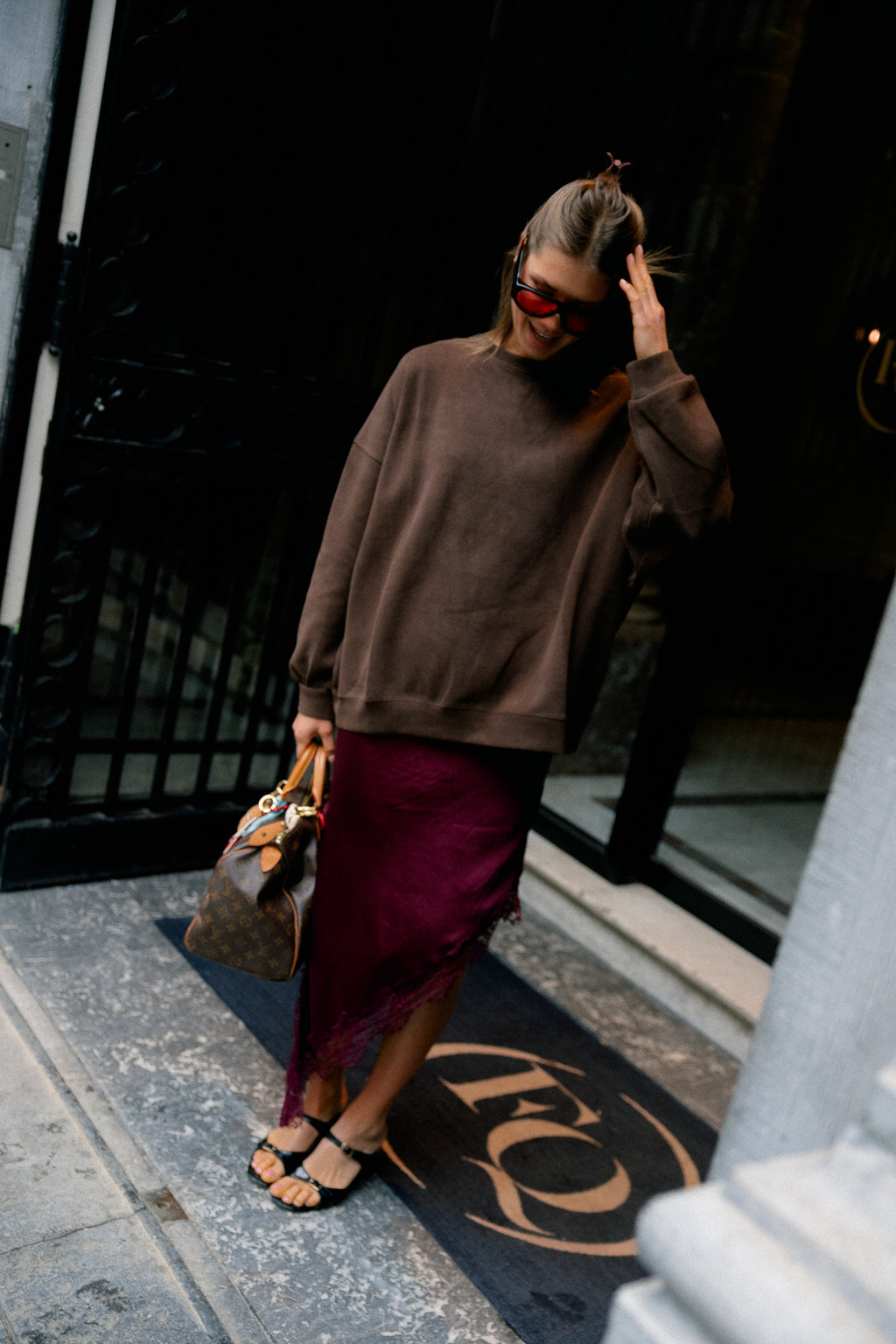 Stella sweater hot chocolate