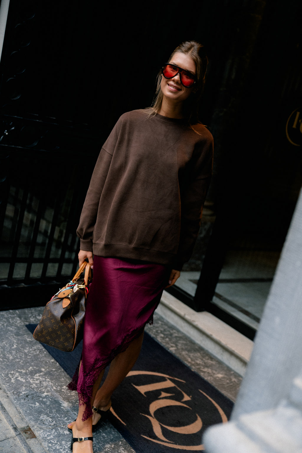 Stella sweater hot chocolate