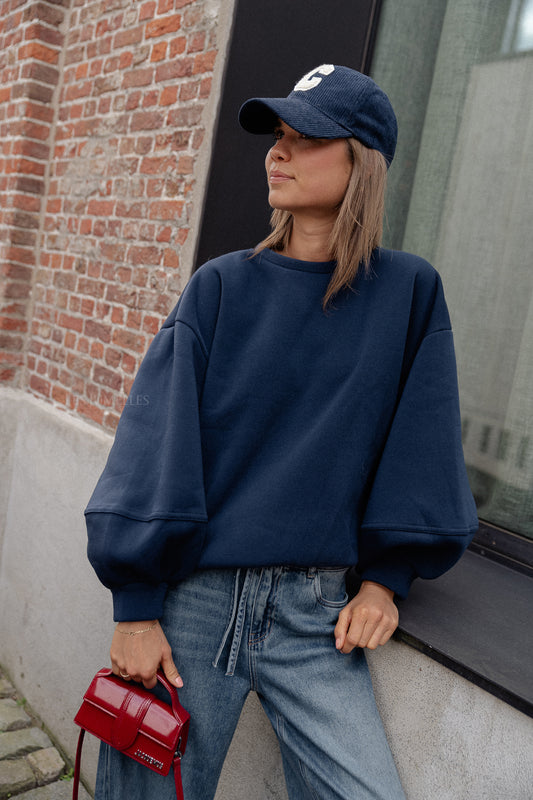 Les Jumelles Anke sweater navy blue