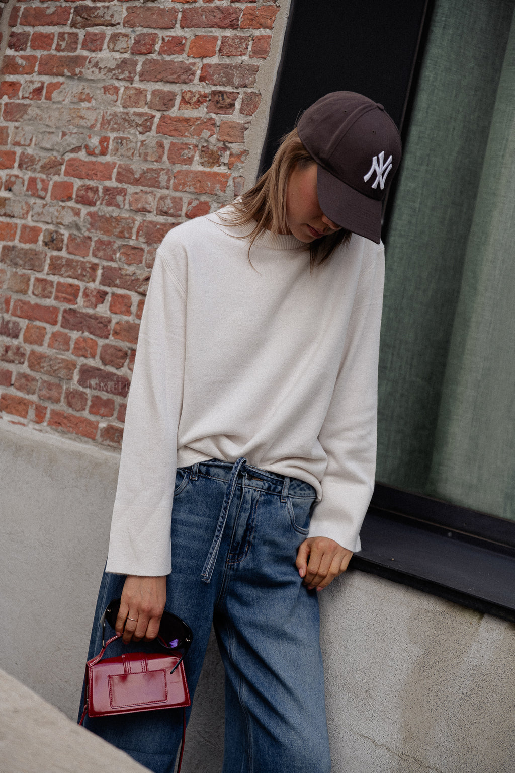 YASEmilie pull col rond en maille bouleau