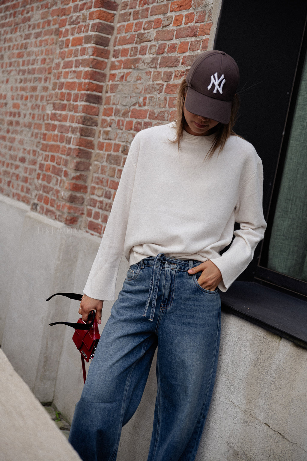 YASEmilie pull col rond en maille bouleau