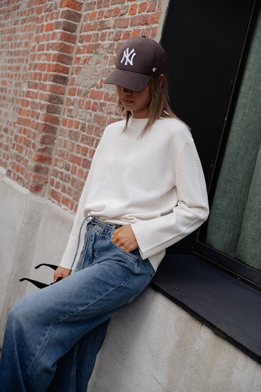 YASEmilie pull col rond en maille bouleau