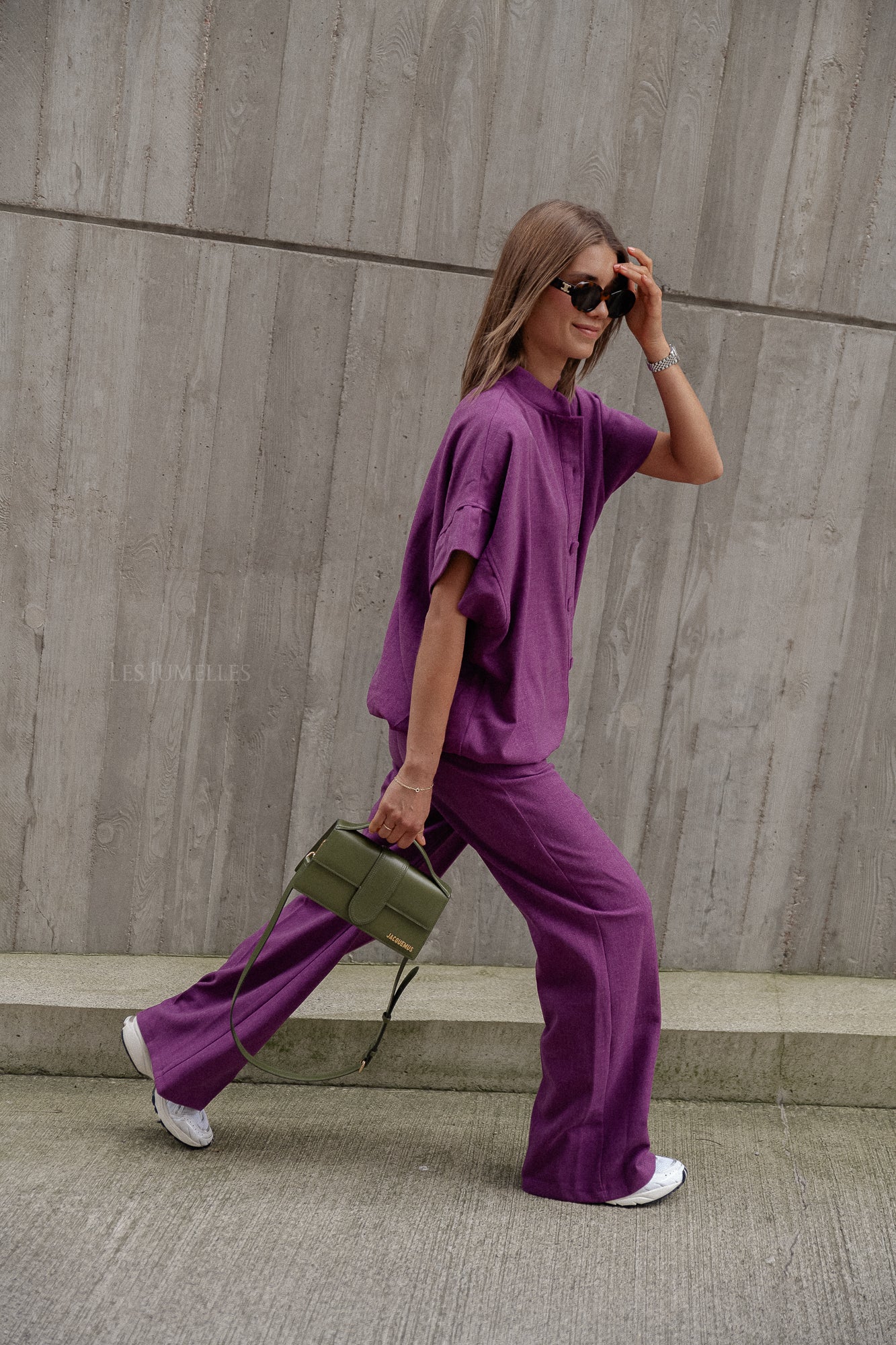 Pantalon Kiruma violet gentiane