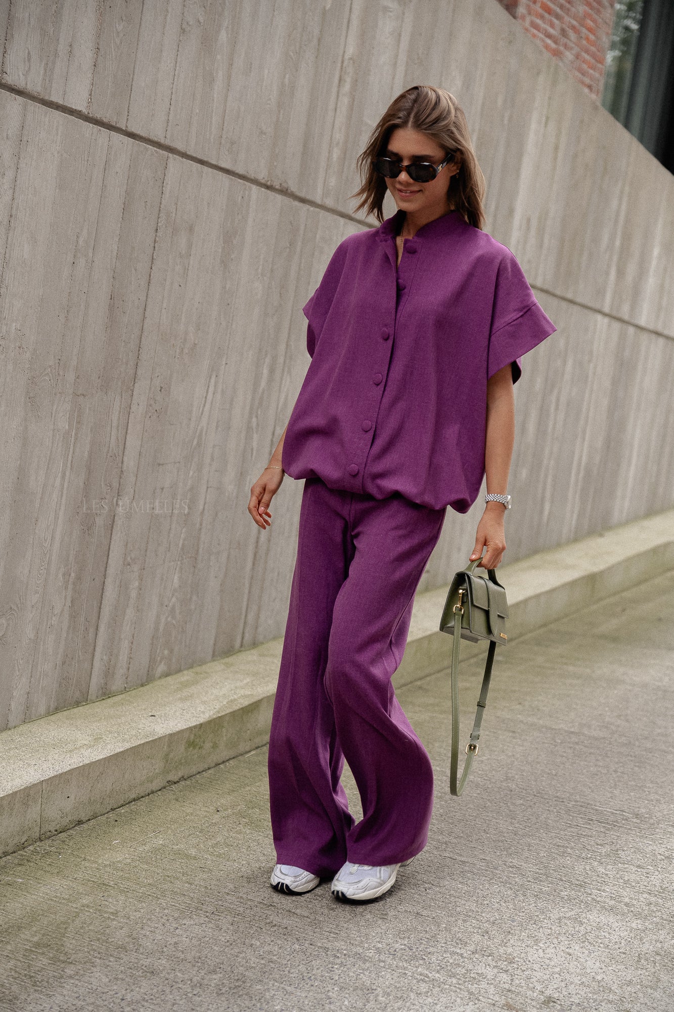 Pantalon Kiruma violet gentiane