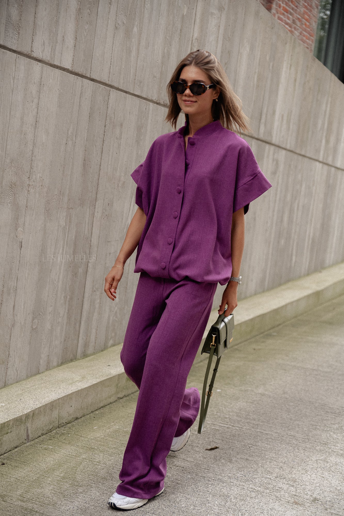 Pantalon Kiruma violet gentiane