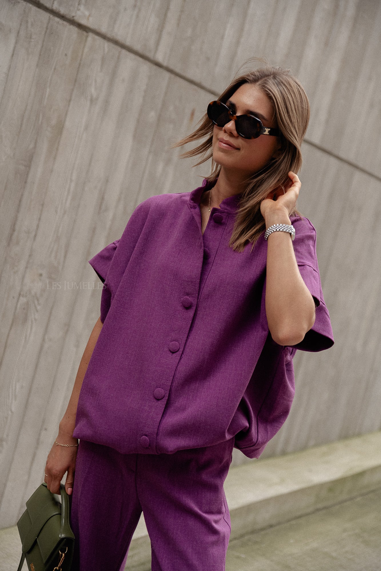 Gilet Tany violette