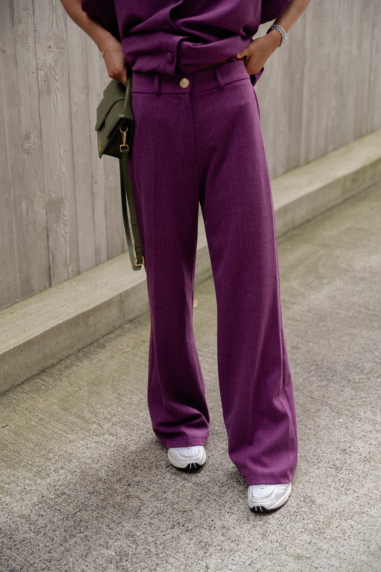 Pantalon Kiruma violet gentiane