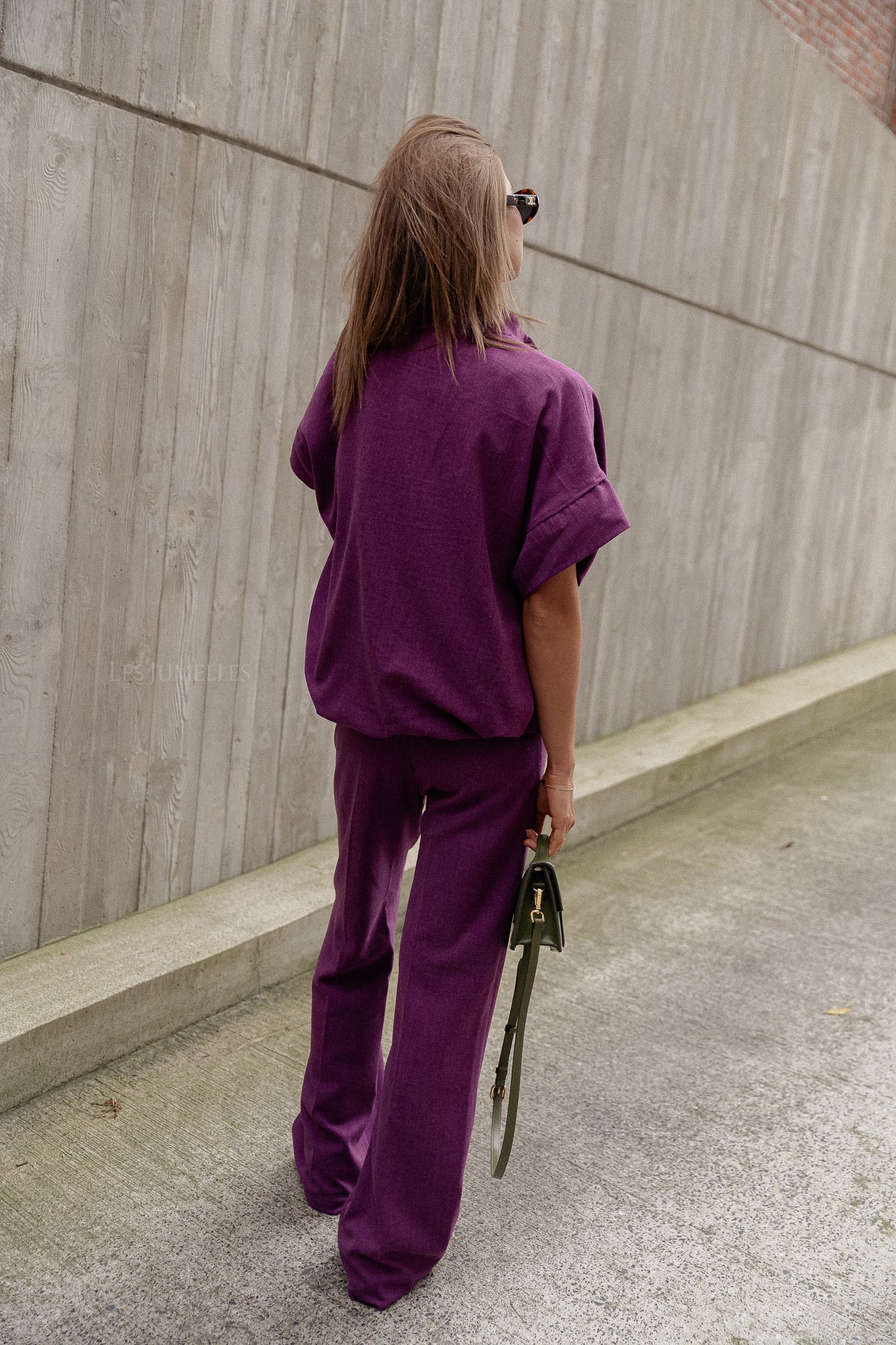 Pantalon Kiruma violet gentiane