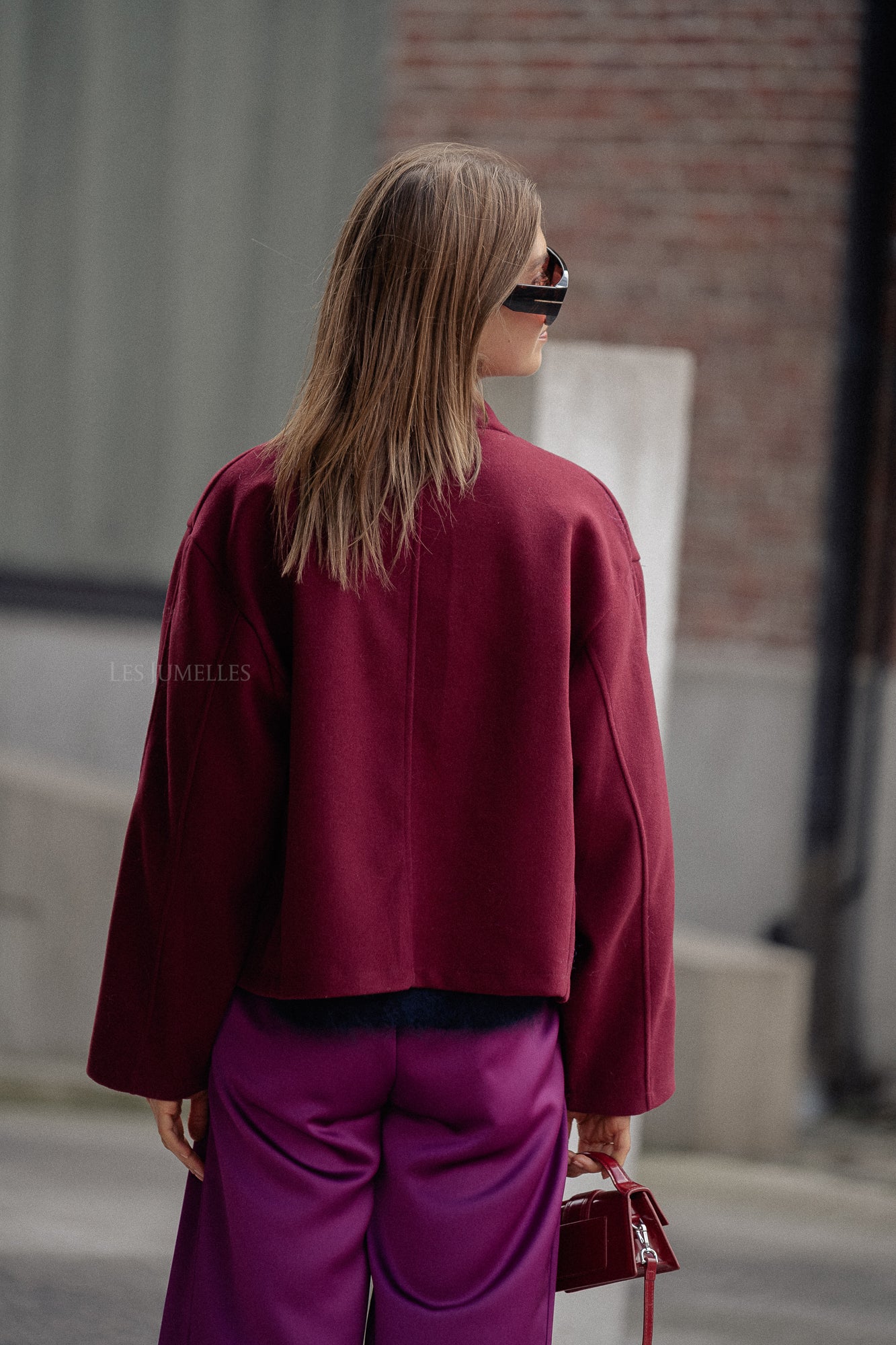 Veste Rosine bordeaux