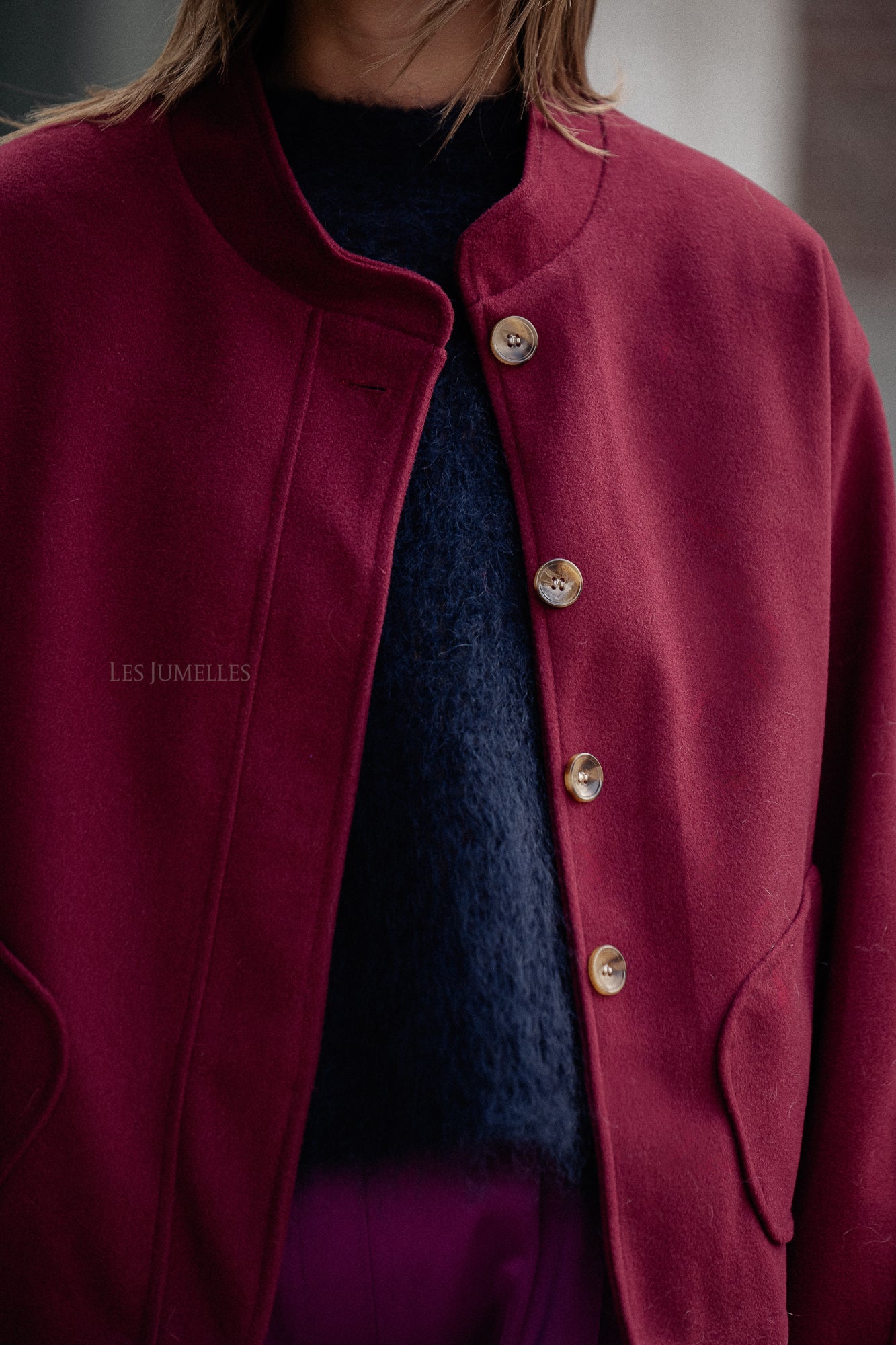 Veste Rosine bordeaux