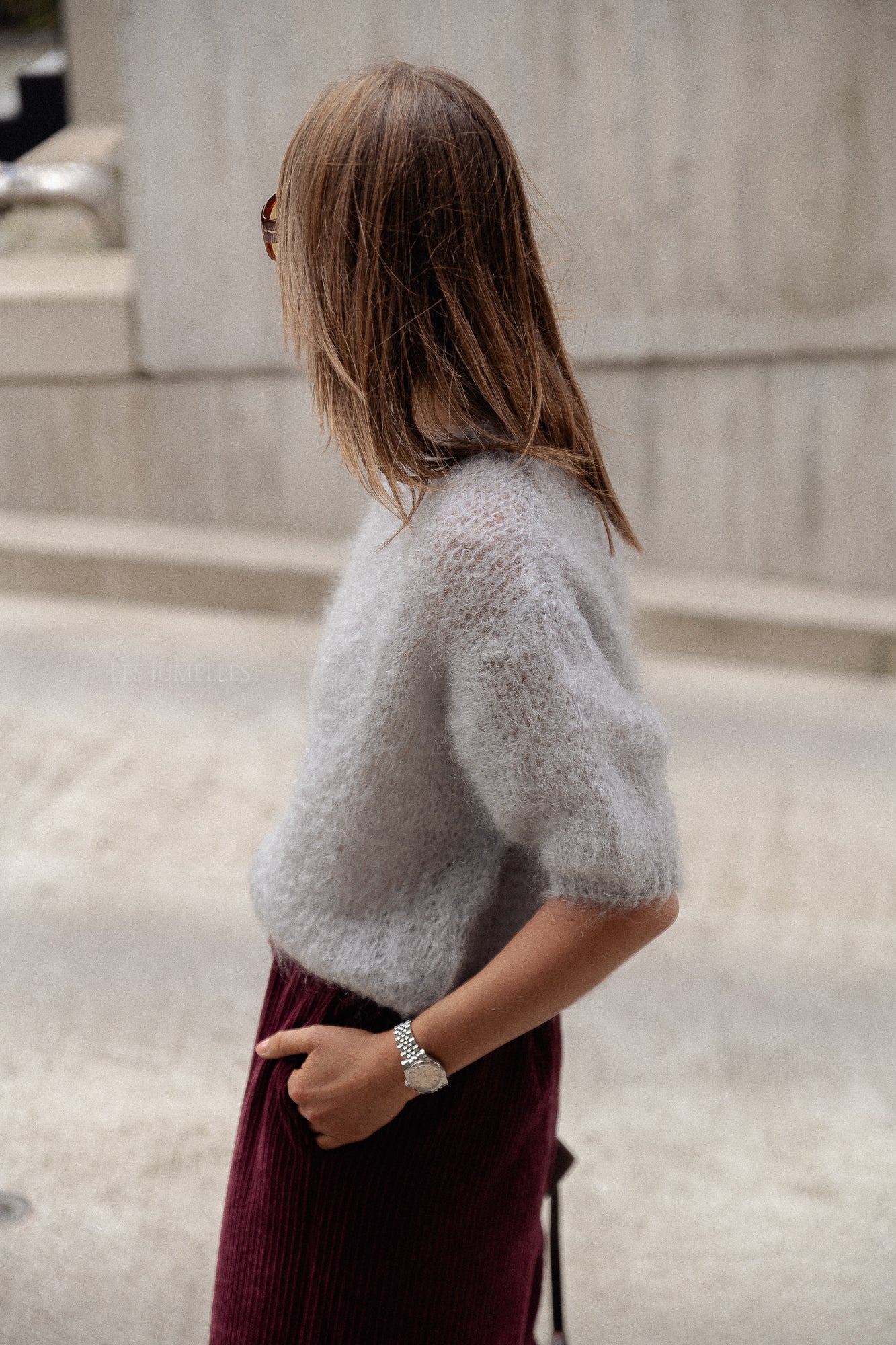 Pull Romee SS gris