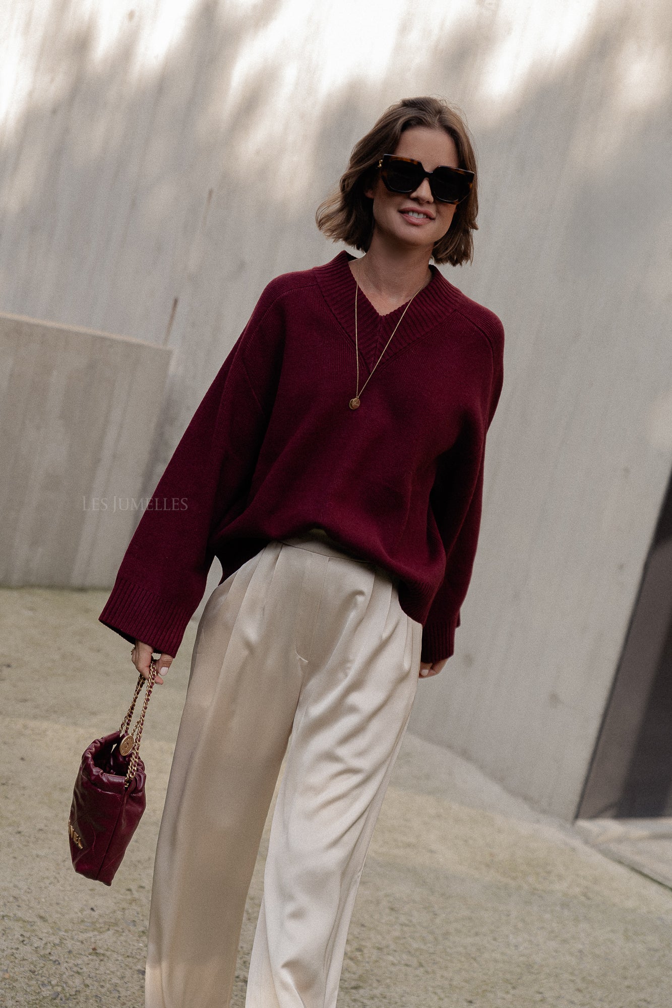 Solveig jumper zinfandel