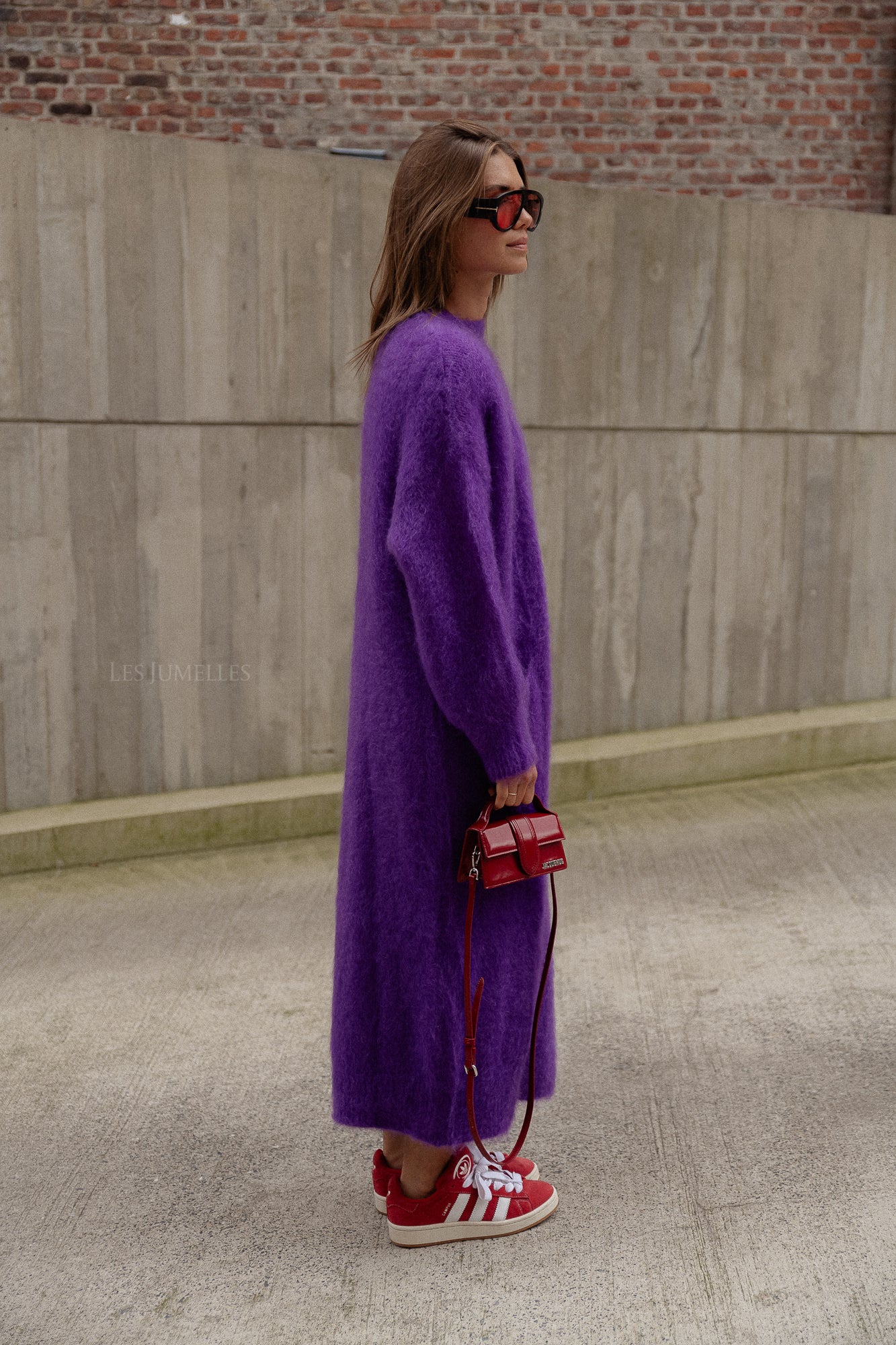 Gilet en tricot Romee violet