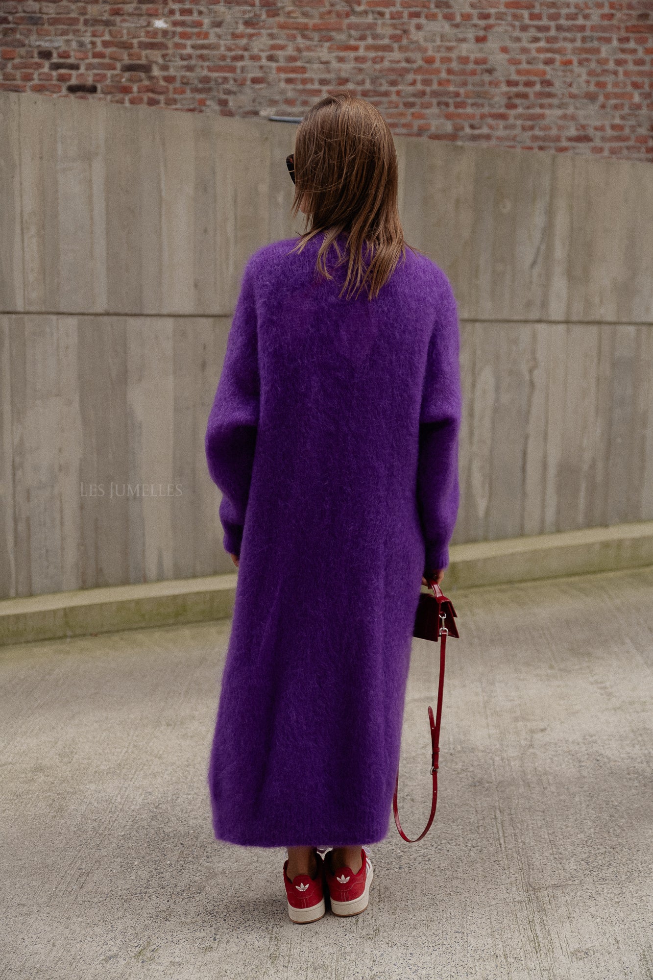 Gilet en tricot Romee violet