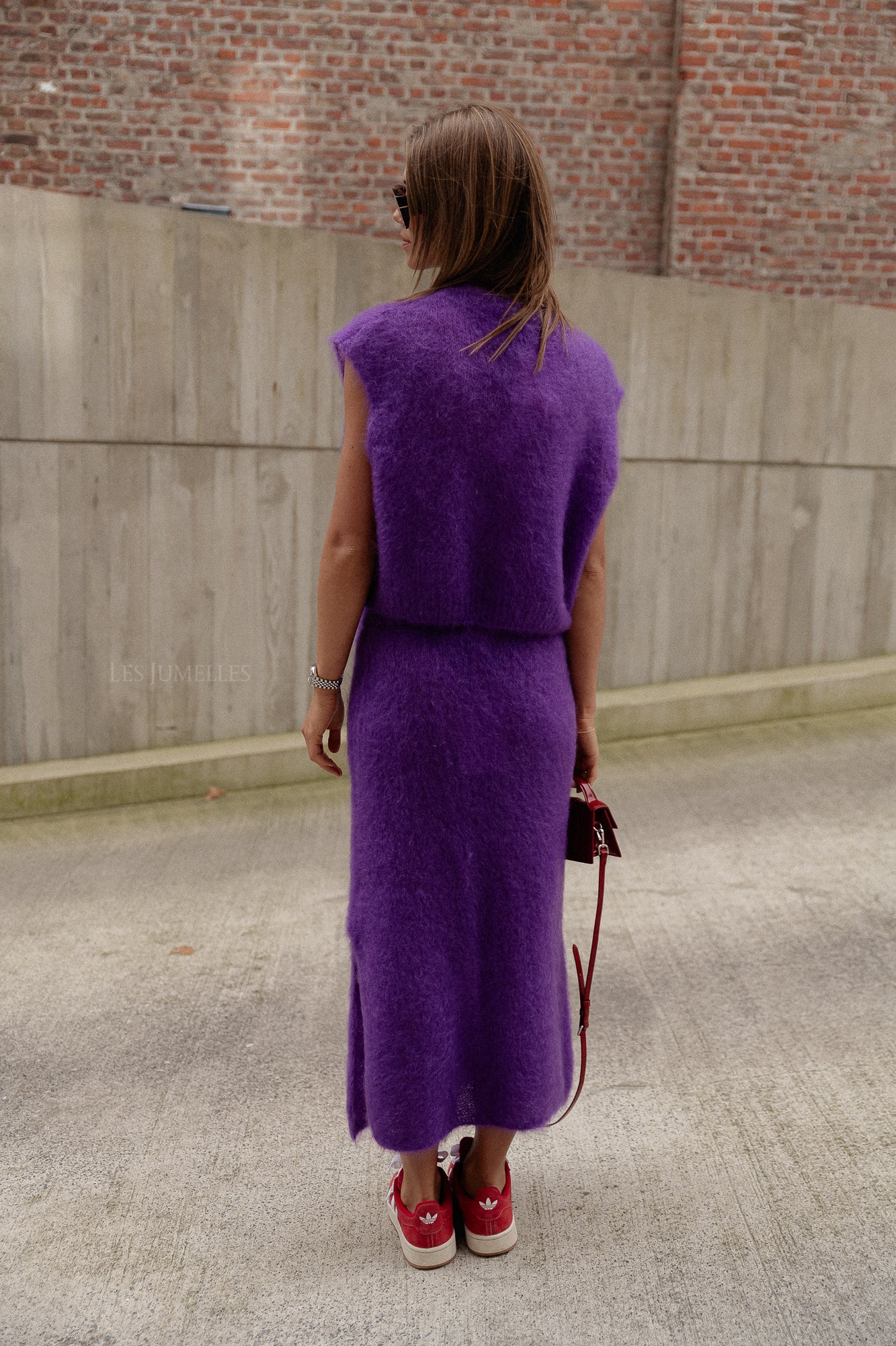 Haut en tricot Romee violet