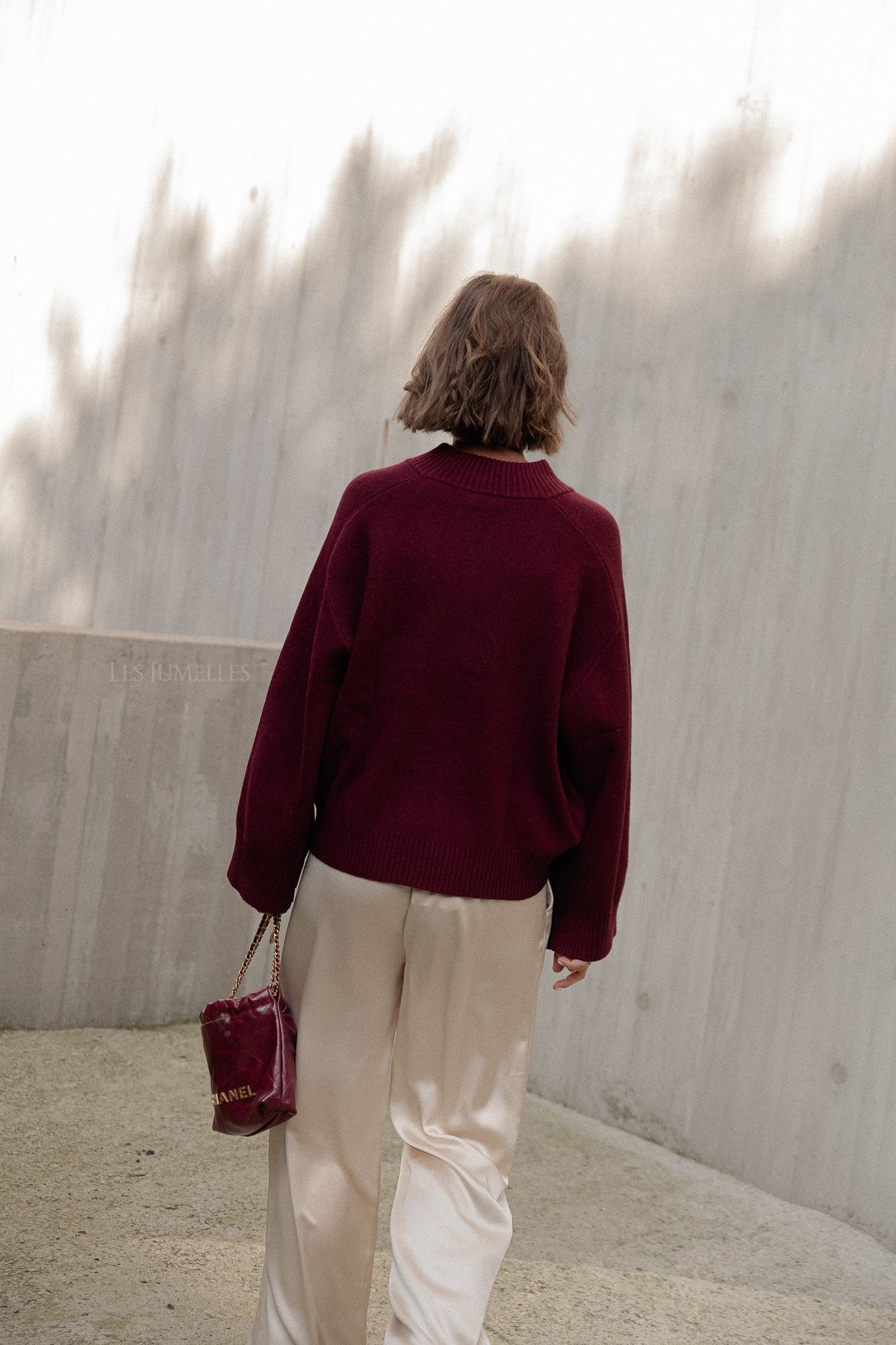 Pull Solveig bordeaux