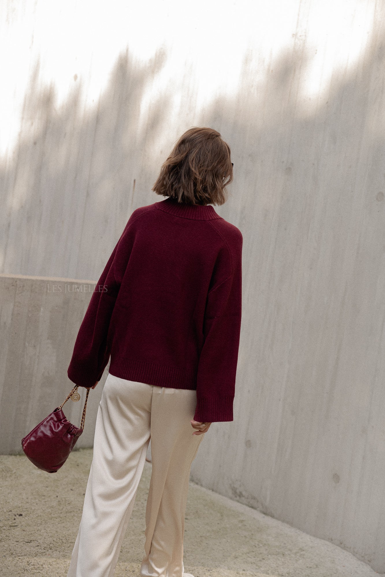 Pull Solveig bordeaux