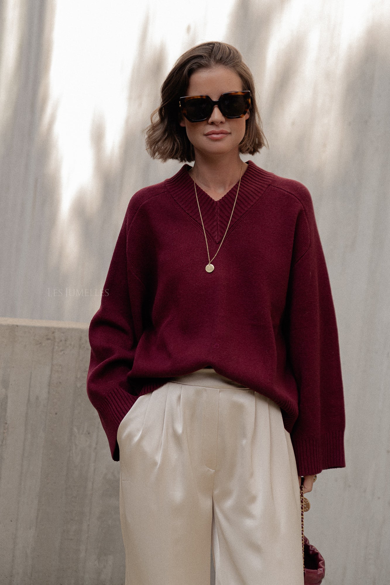 Solveig jumper zinfandel