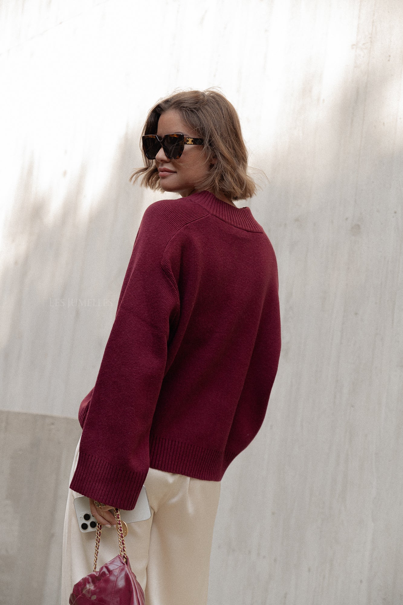 Solveig jumper zinfandel