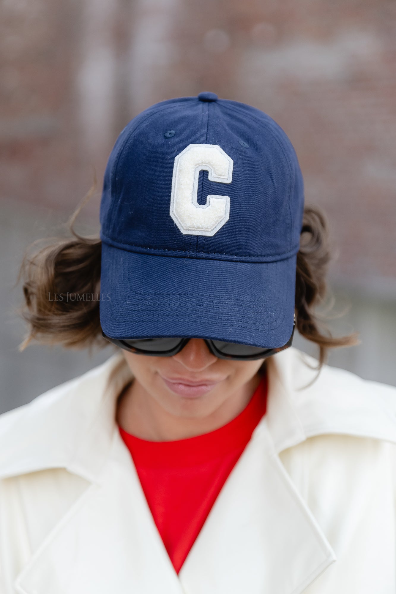 'C' Cap marineblauw