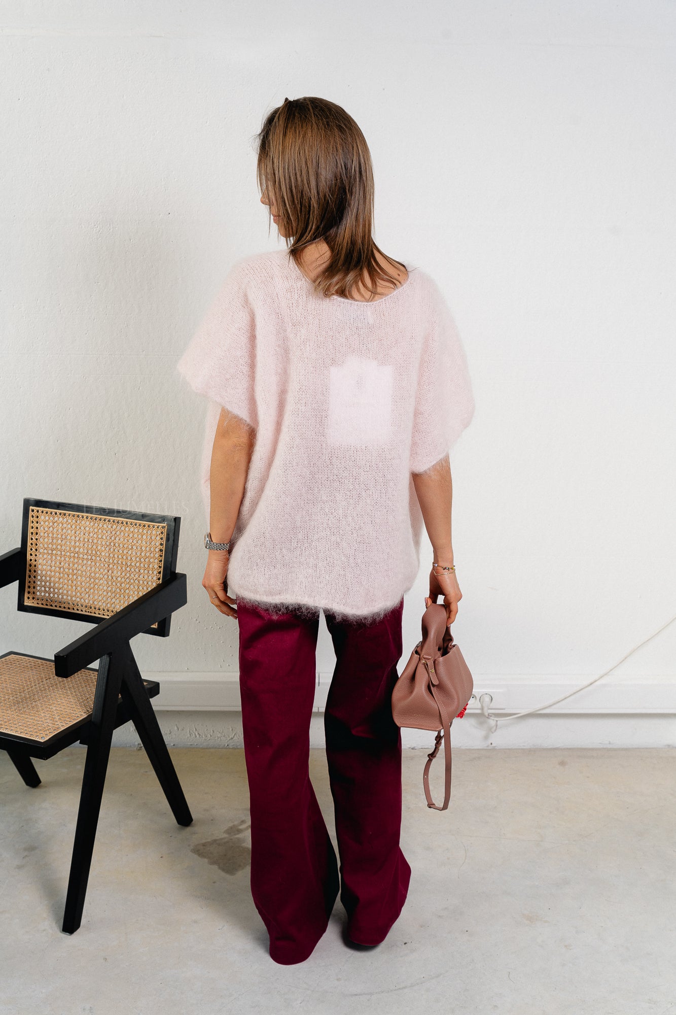 Odile jumper powder pink