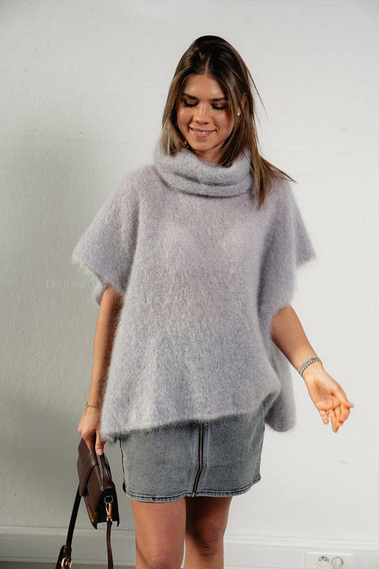 Les Jumelles Manon roll neck jumper grey