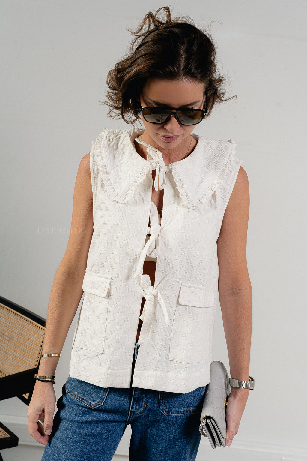 AnnikaSW vest snow white
