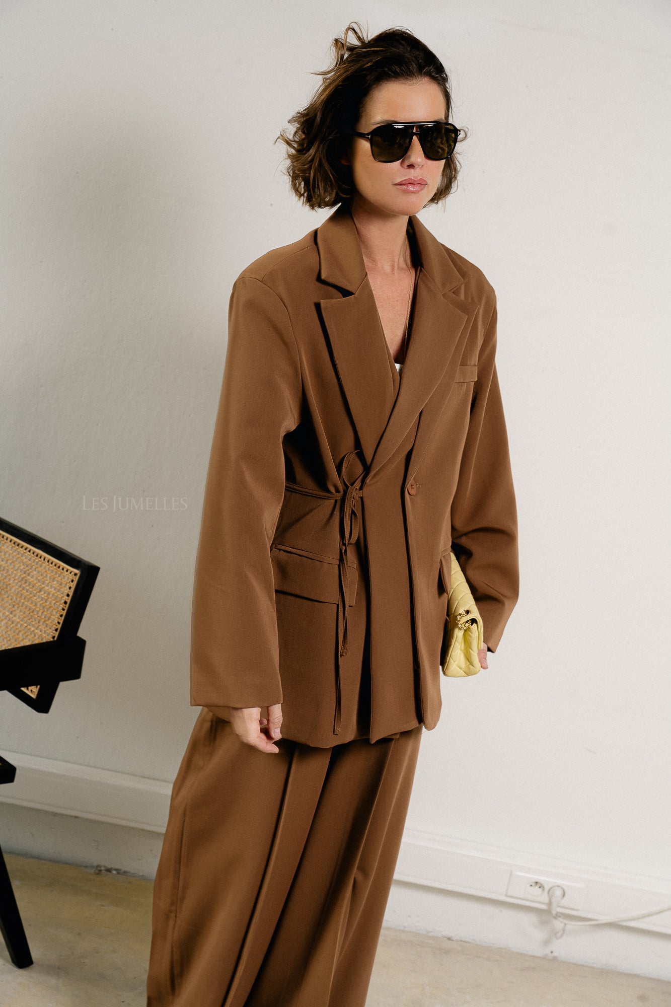 Giselle blazer brown