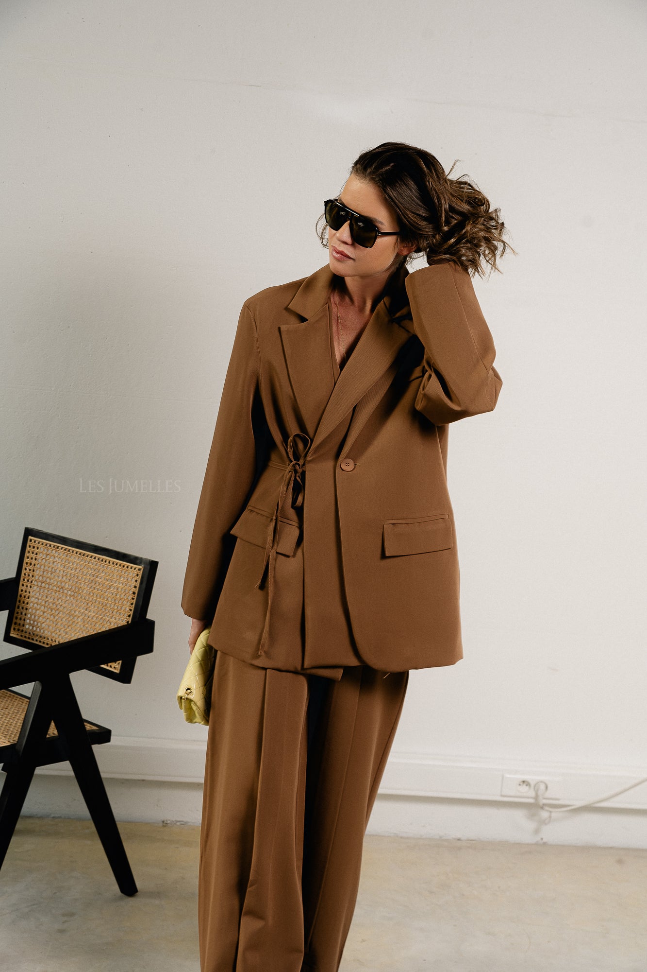 Giselle blazer brown