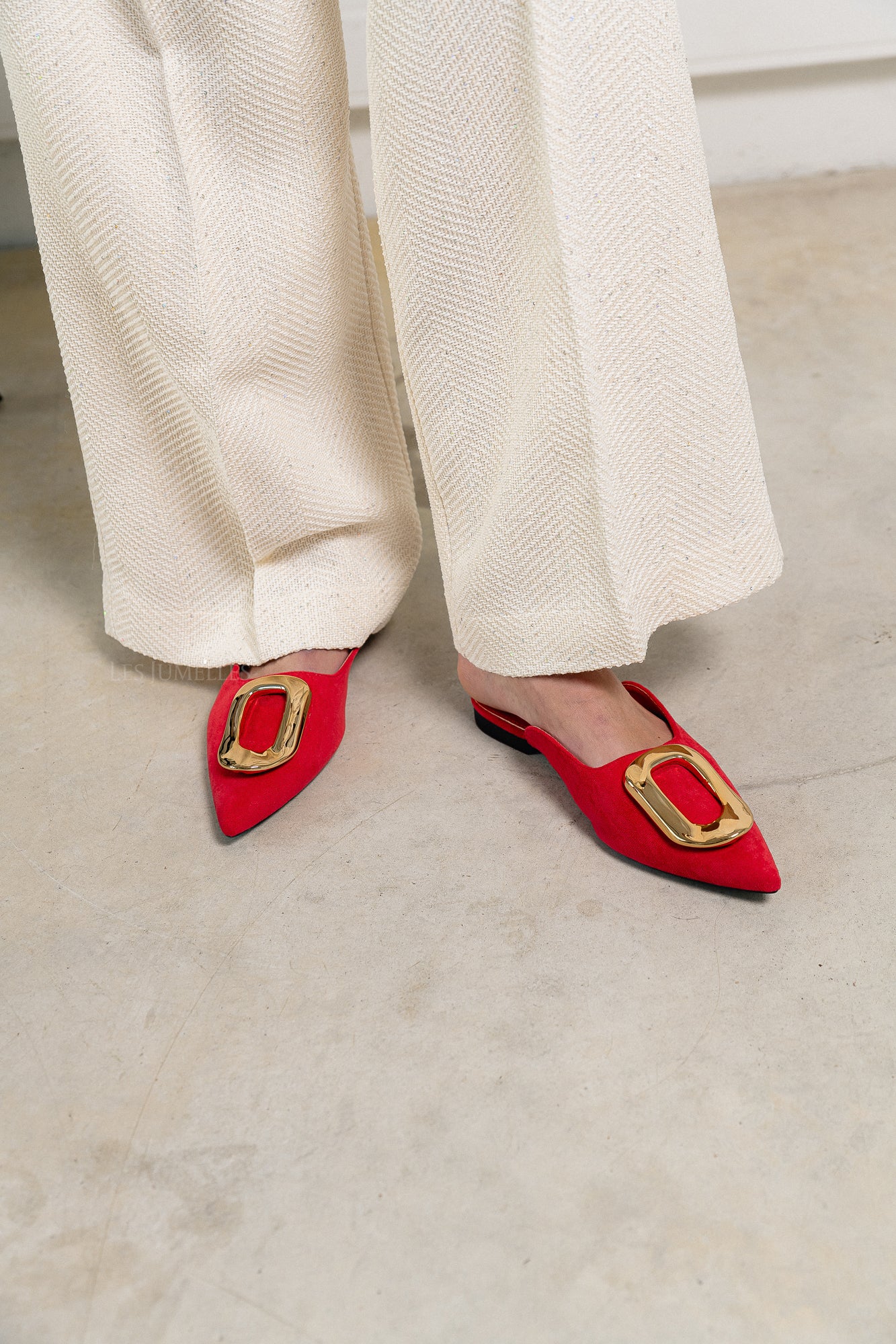 Macey loafer red