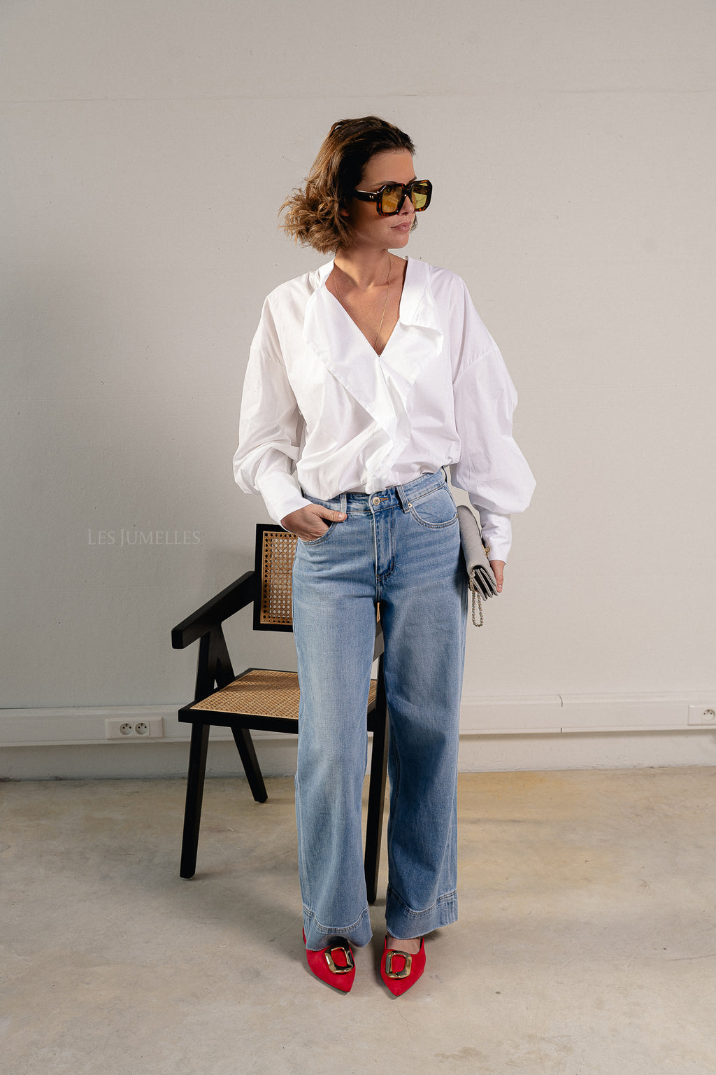 Gabrielle shirt white