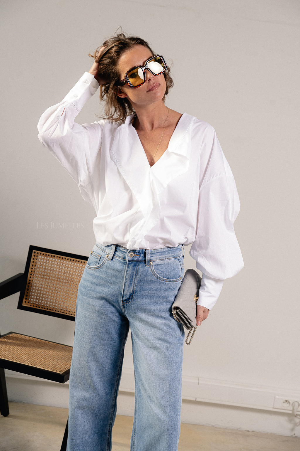 Gabrielle shirt white