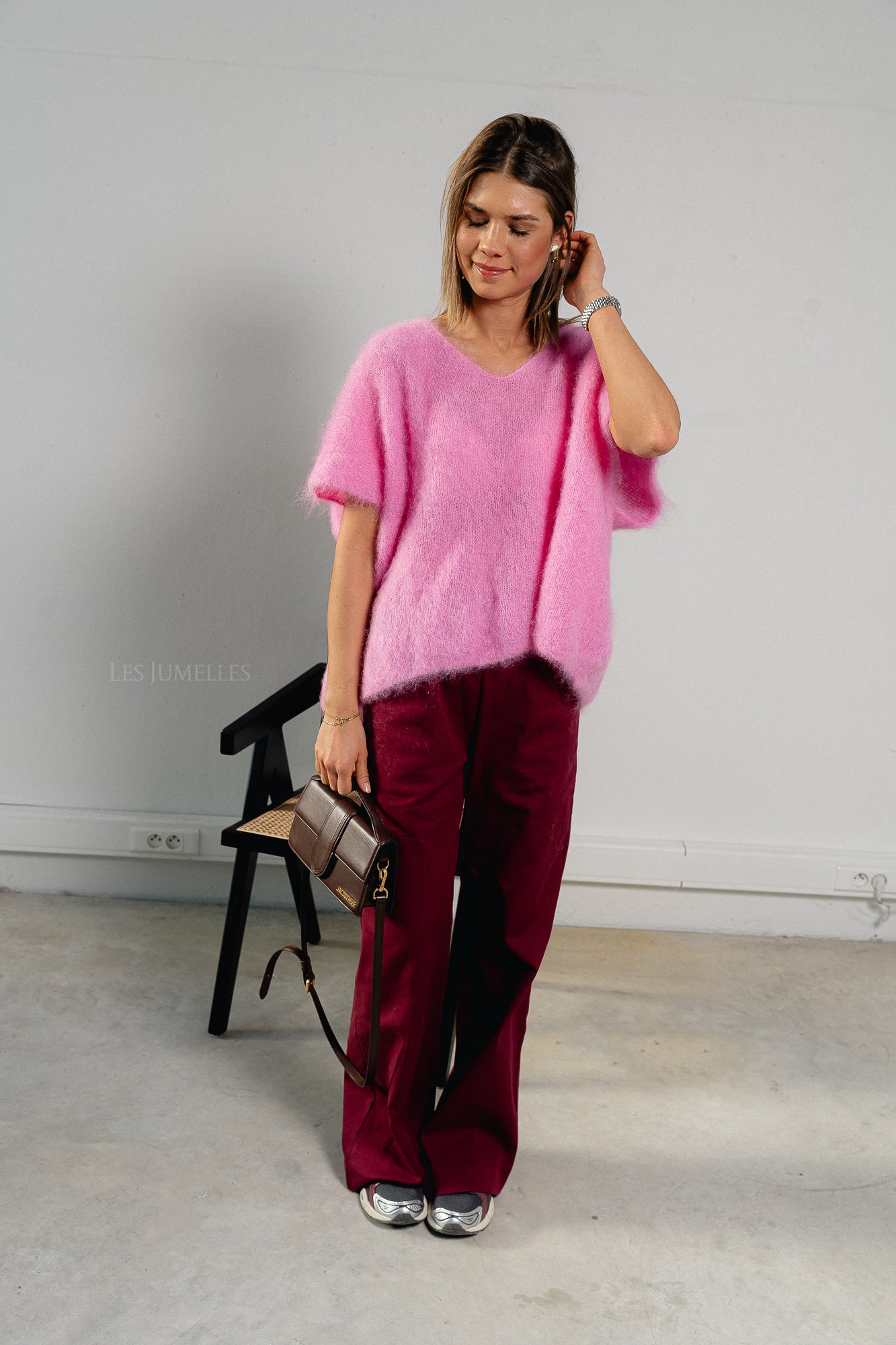 Odile jumper candy pink