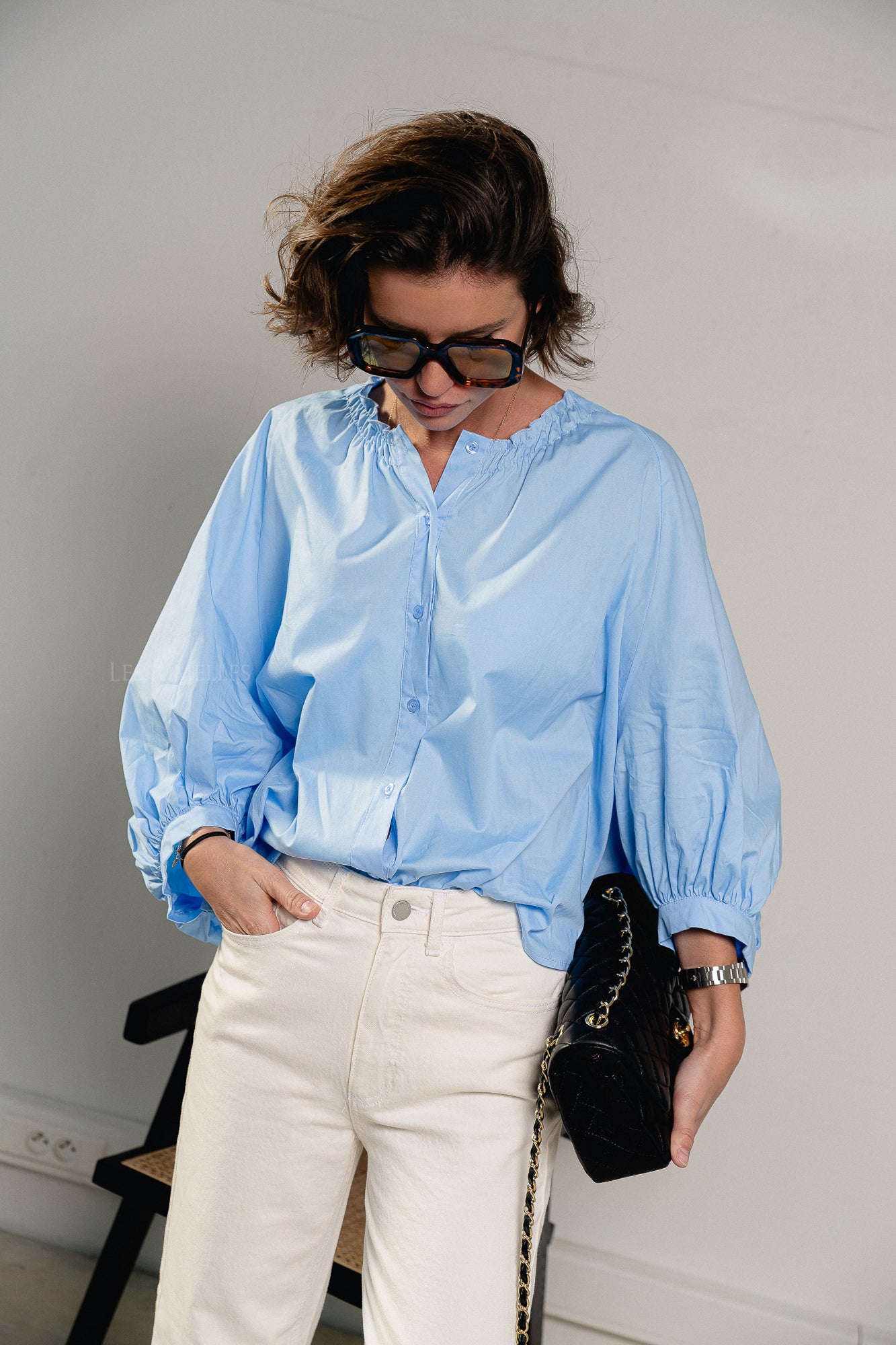 Amelie shirt baby blue