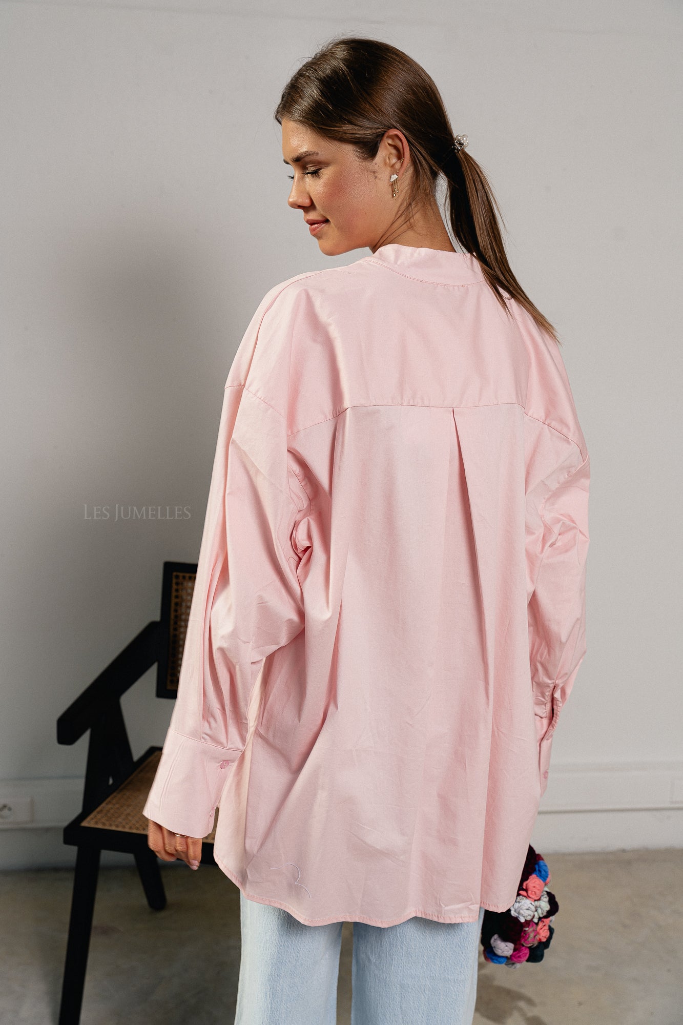 Gabrielle shirt dusty pink