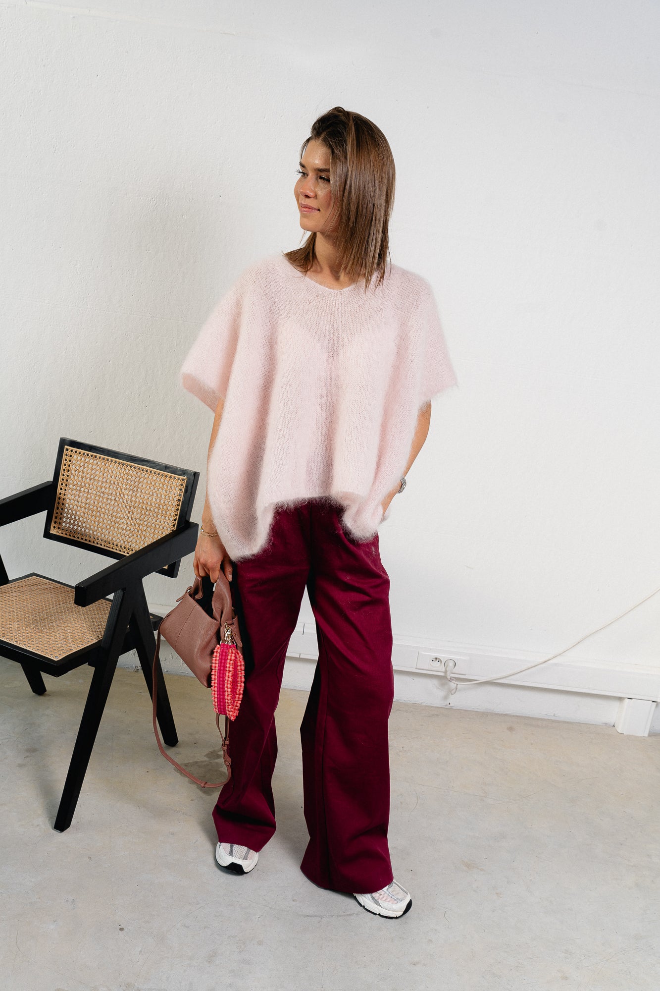 Odile jumper powder pink