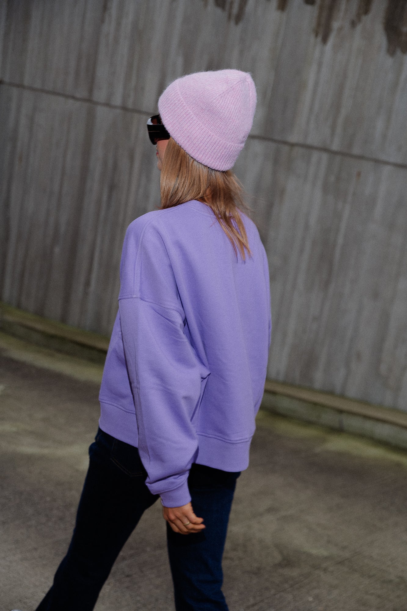 Oversize-Pullover Emielia englisch lavendel