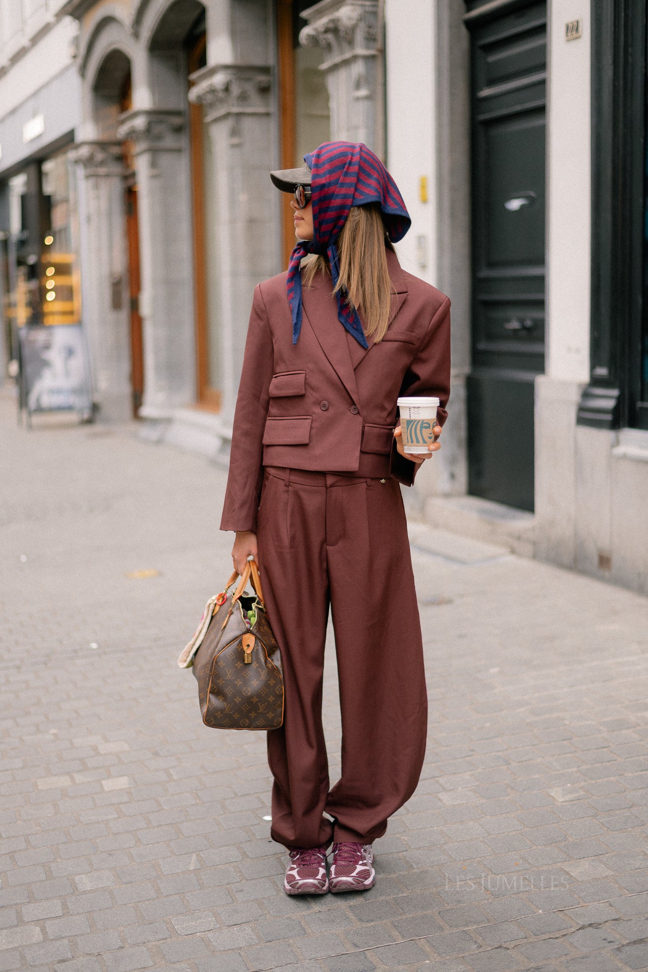 Nina pants burgundy